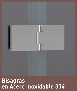 Panel de Bañera BECRISA Modelo ZAHARA 1Fijo 1 Puerta Abatible