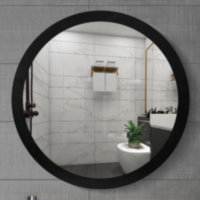 Espejo de Baño Negro PyP Mirko Circular