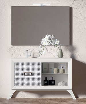 100 cm. Mueble de Baño CAMPOARAS Modelo L-GANT Diseño Patas de Gallo